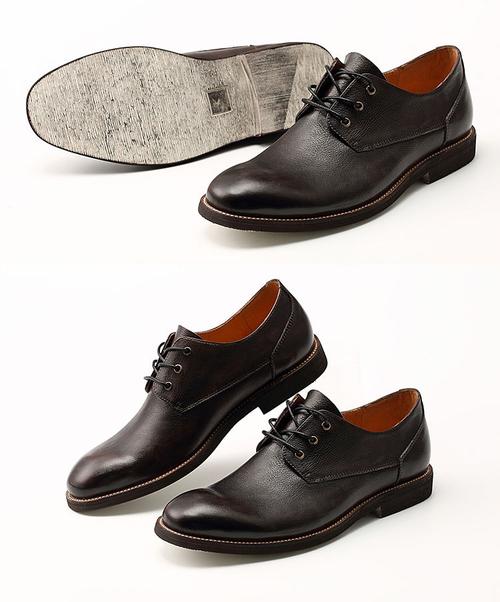 广州工厂订单新款时尚男鞋子系带男士商务皮鞋英伦复古休闲潮男鞋